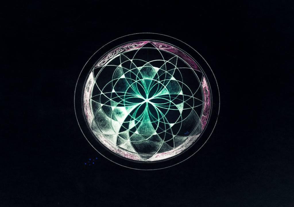 Pleiades Rising Geometry - Print of original artwork