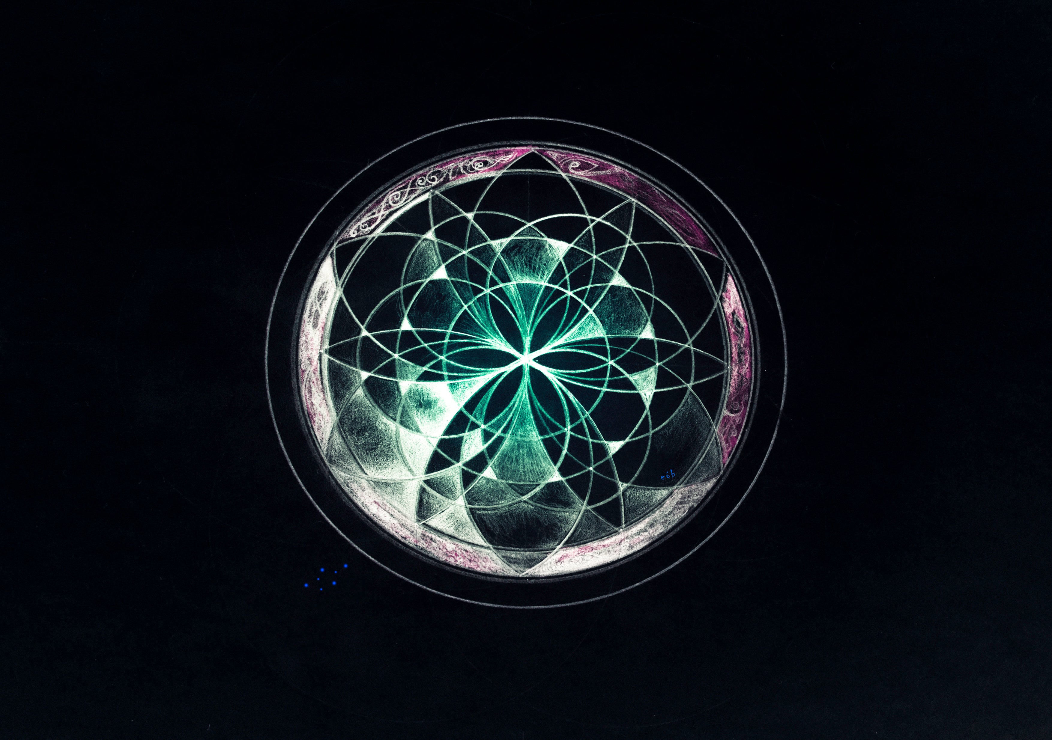 Pleiades Rising Geometry - Print of original artwork