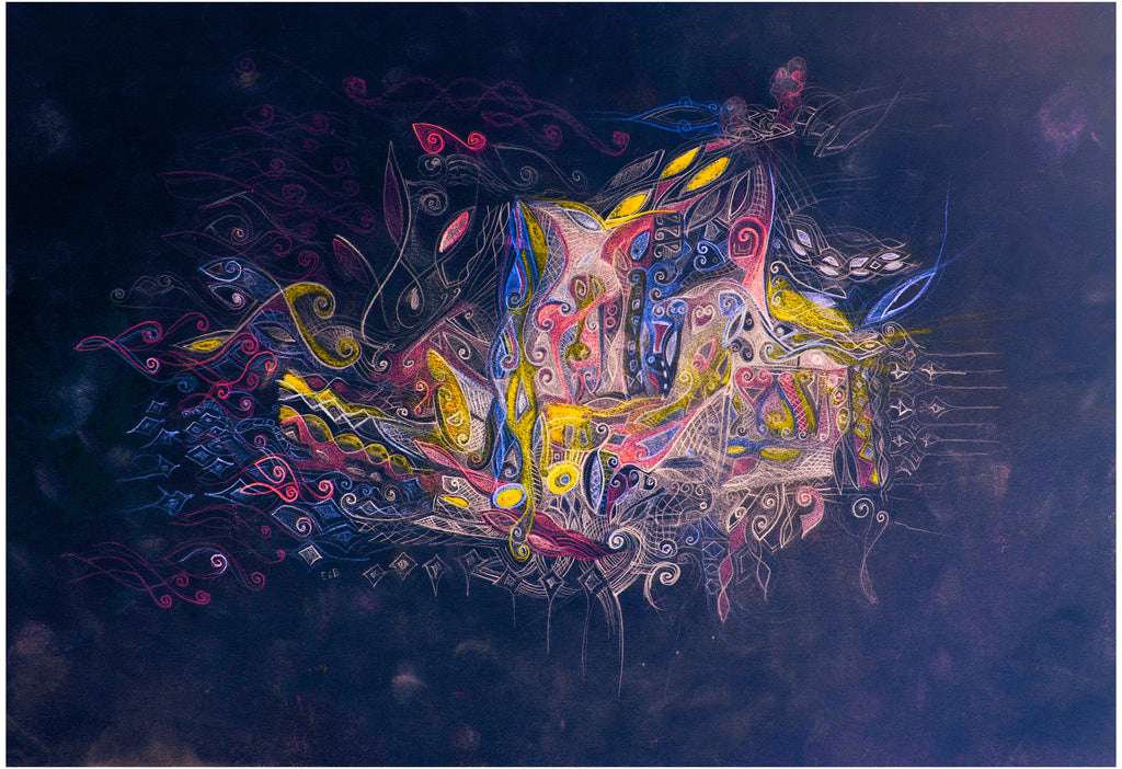 The Flying Trick Shop - Print of Original Artwork
