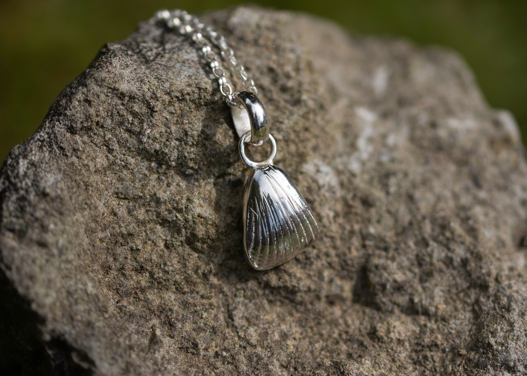 Sterling Silver Sea Shell - Hallmarked